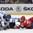 OSTRAVA, CZECH REPUBLIC - MAY 11: Finland's Joonas Donskoi #72 and Finland's Jussi Jokinen #36 collide with Belarus' Oleg Goroshko #22 during preliminary round action at the 2015 IIHF Ice Hockey World Championship. (Photo by Richard Wolowicz/HHOF-IIHF Images)

